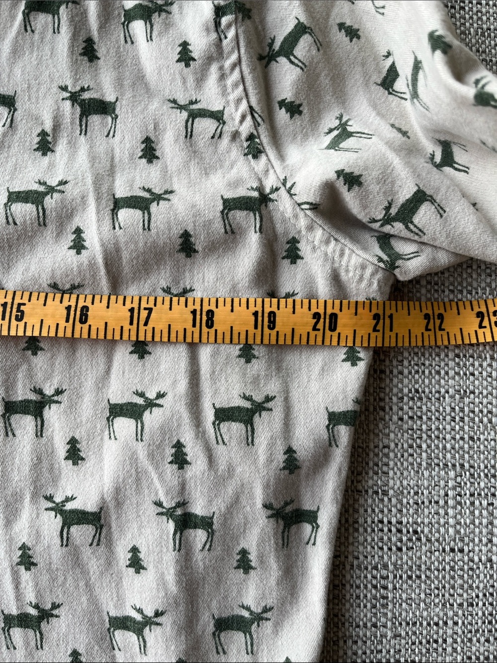 True Grit Vintage Pine Moose Soft Chamois Button-Down Size M NWOT - Picture 6 of 8